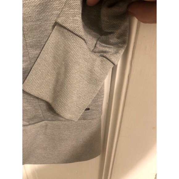 Adidas Climalite Sweatshirt Hoodie Full Zip  Reflective Hood Womans Gray Small - Picture 7 of 8